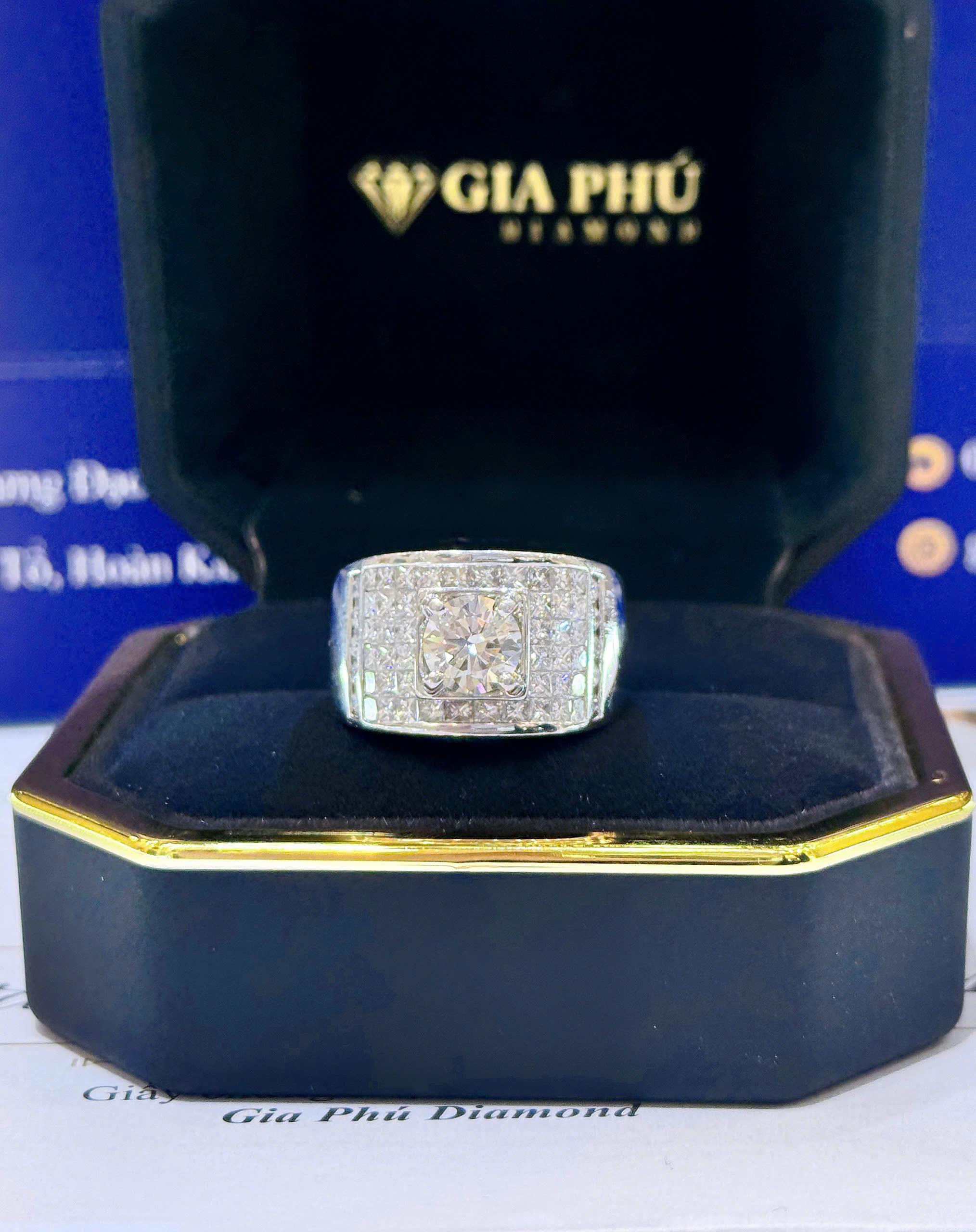 Nhẫn nam chủ 7.5mm