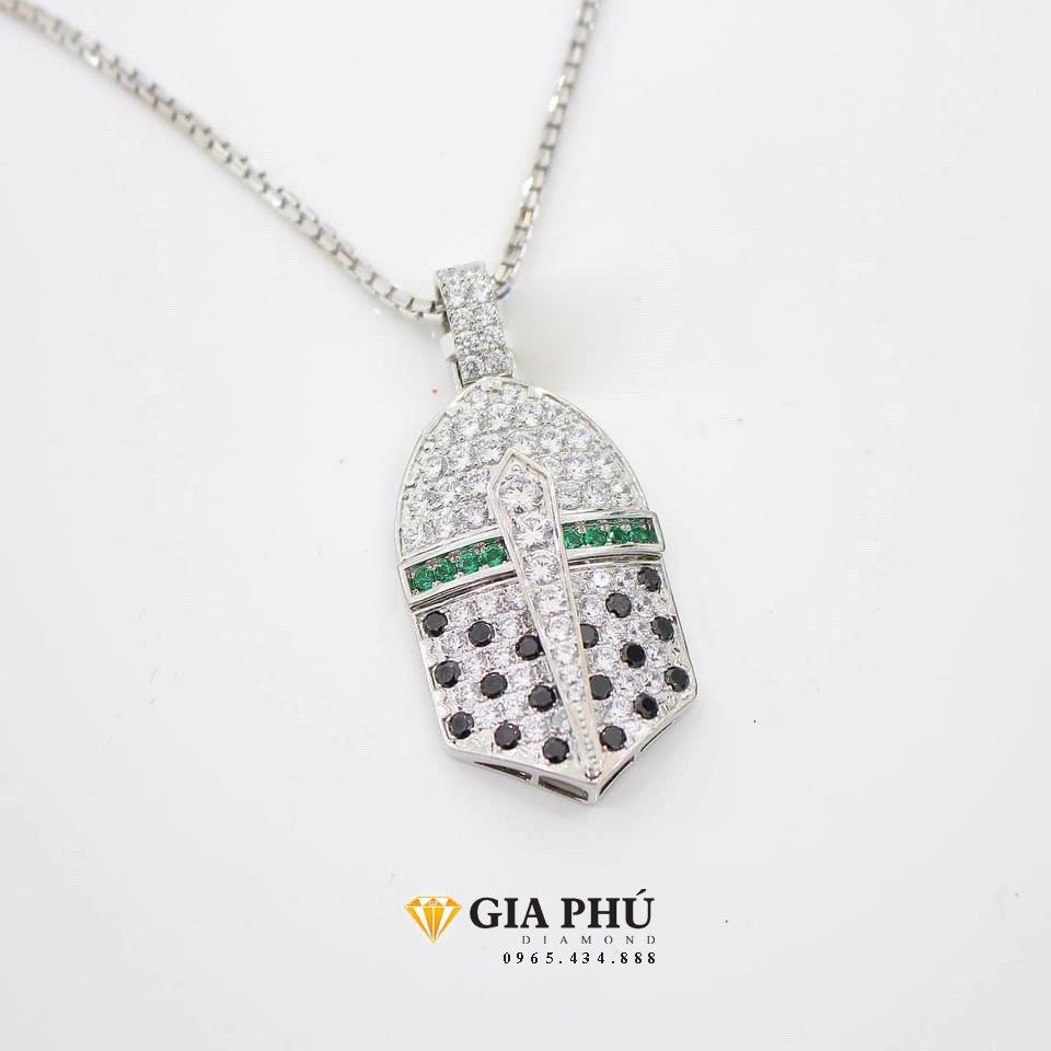 Dây chuyền nam đính kim cương